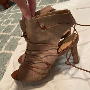 Lace up heels